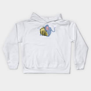 flying elephant Kids Hoodie